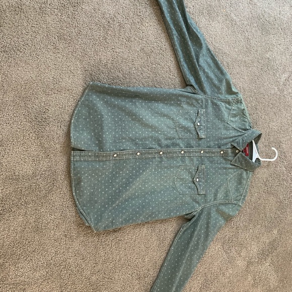 Men's Arizona Jeans Button Down Shirt Medium - Picture 3 of 3